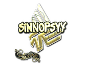 Sticker | sinnopsyy (Gold) | Paris 2023