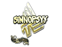 Sticker | sinnopsyy (Gold) | Paris 2023