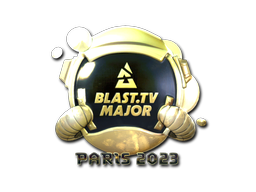 Sticker | BLAST.tv (Gold) | Paris 2023/20fx20