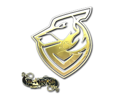 Primary image of skin Sticker | Grayhound Gaming (Gold) | Paris 2023