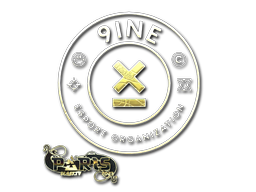 Sticker | 9INE (Gold) | Paris 2023