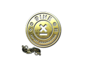 Sticker | 9INE (Gold) | Paris 2023
