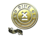 Sticker | 9INE (Gold) | Paris 2023