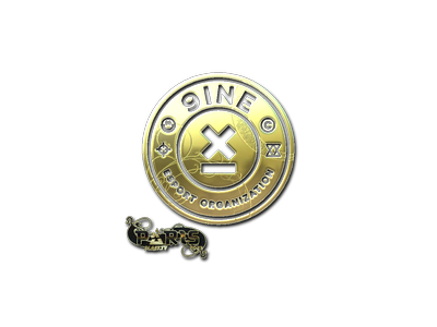 Sticker | 9INE (Gold) | Paris 2023