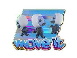 Наліпка | Move It (гологр.)