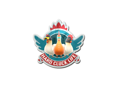 Наліпка | Hard Cluck Life