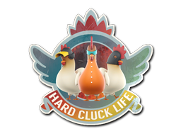 Sticker | Hard Cluck Life (Holo) image