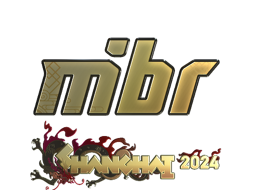 Sticker | MIBR (Gold) | Shanghai 2024/20fx20