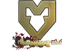 Sticker | MOUZ (Gold) | Shanghai 2024