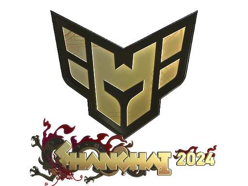 Sticker | HEROIC (Gold) | Shanghai 2024/20fx20