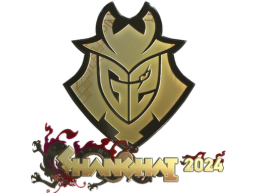 Sticker | G2 Esports (Gold) | Shanghai 2024/20fx20