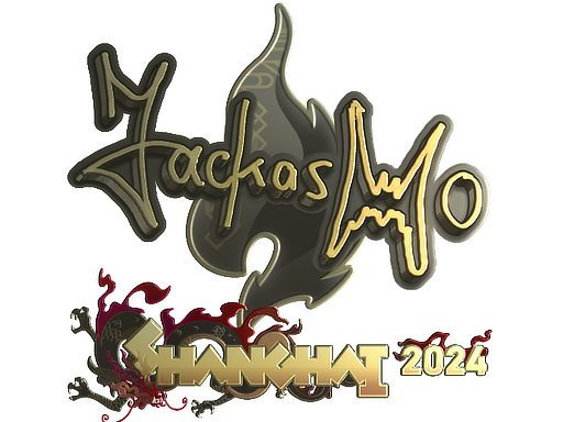 Sticker | jackasmo (Gold) | Shanghai 2024