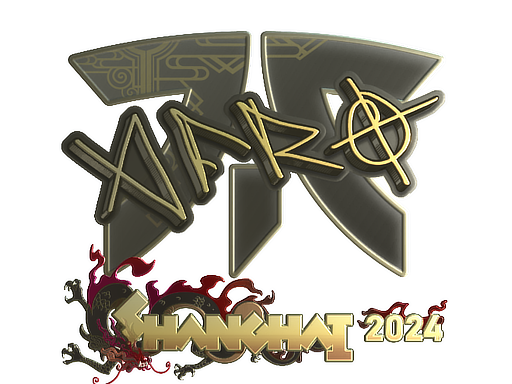 Sticker | afro (Gold) | Shanghai 2024