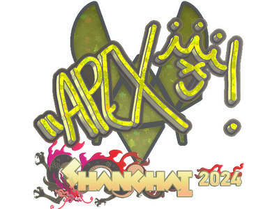 Naklejka | apEX (brokatowa) | Szanghaj 2024
