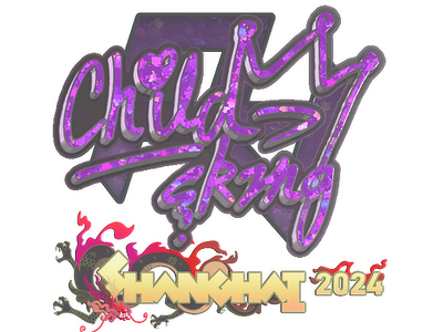 Naklejka | ChildKing (brokatowa) | Szanghaj 2024