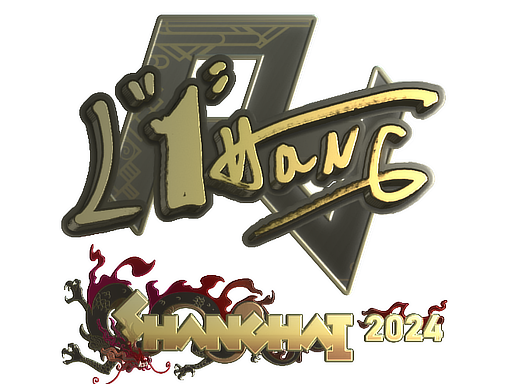 Sticker | L1haNg (Gold) | Shanghai 2024
