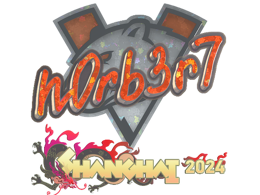 Sticker | n0rb3r7 (Glitter) | Shanghai 2024