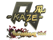 Sticker | Kaze (Gold) | Shanghai 2024