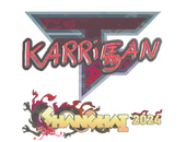 Sticker | karrigan (Holo) | Shanghai 2024