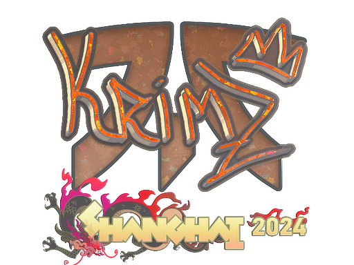 Sticker | KRIMZ (Glitter) | Shanghai 2024
