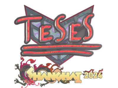 Naklejka | TeSeS (holograficzna) | Szanghaj 2024