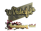 Sticker | w0nderful (Gold) | Shanghai 2024