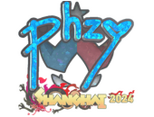 Sticker | phzy (Glitter) | Shanghai 2024