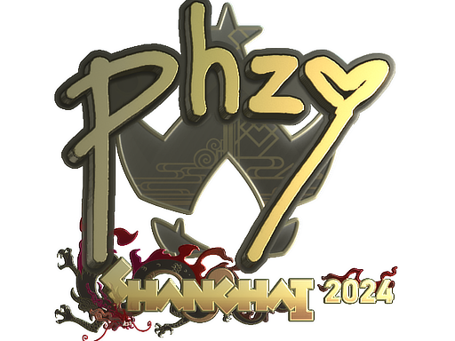 Sticker | phzy (Gold) | Shanghai 2024