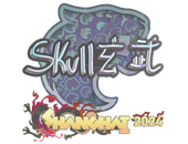 Наклейка | skullz (голографическая) | Шанхай-2024