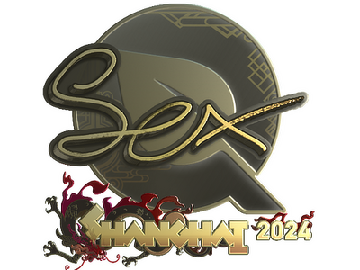 Aufkleber | dexter (Gold) | Shanghai 2024