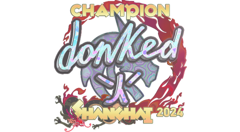 Sticker | donk (Holo, Champion) | Shanghai 2024