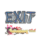 Sticker | exit (Glitter) | Shanghai 2024