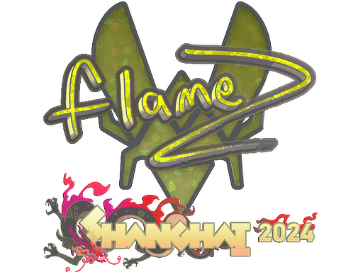 Sticker | FlameZ (Glitter) | Shanghai 2024