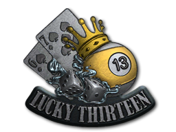 Sticker | Lucky 13 (premium)