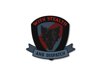 Sticker | Black Dog