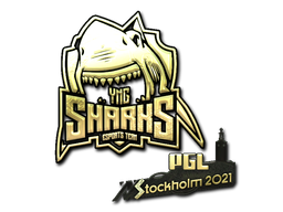 Sticker | Sharks Esports (Gold) | Stockholm 2021