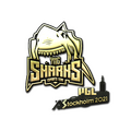 Sticker | Sharks Esports (Gold) | Stockholm 2021