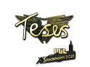 Sticker | TeSeS (Gold) | Stockholm 2021