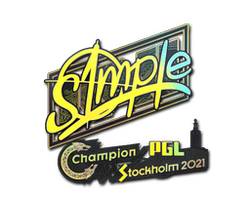 Sticker | s1mple | Stockholm 2021