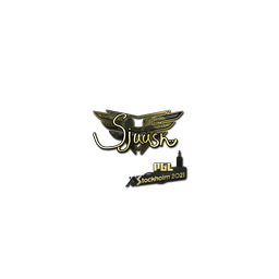 Sticker | sjuush (Gold) | Stockholm 2021