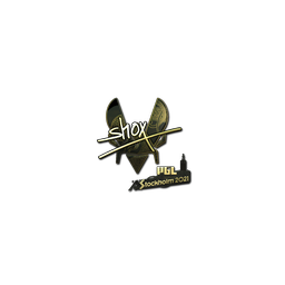 free cs2 skins Sticker | shox (Gold) | Stockholm 2021