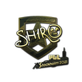 Sticker | sh1ro (Gold) | Stockholm 2021