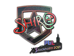 Sticker | sh1ro (Holo) | Stockholm 2021/20fx20