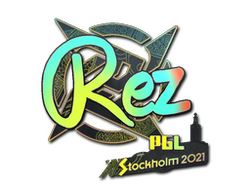Sticker | REZ | Stockholm 2021