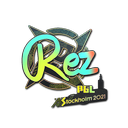 Sticker | REZ (Holo) | Stockholm 2021
