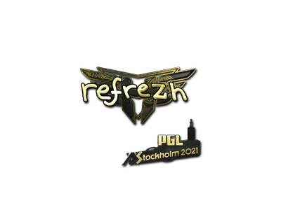 Autocolante | refrezh (Gold) | Estocolmo 2021