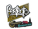 Sticker | Perfecto | Stockholm 2021/20fx20