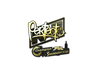 Autocolante | Perfecto (Gold) | Estocolmo 2021