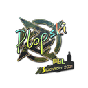 Sticker | Plopski (Holo) | Stockholm 2021