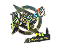 Sticker | Plopski | Stockholm 2021